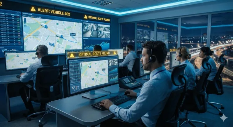 Operadores de Monitoreo GPS: Evolución hacia la Torre de Control Inteligente con IA