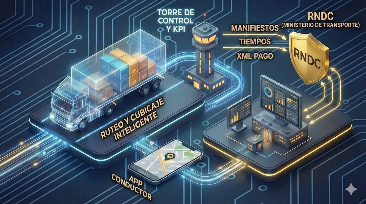 SmartQuick AI Logistics — TMS con ruteo Machine Learning para operadores logísticos Colombia