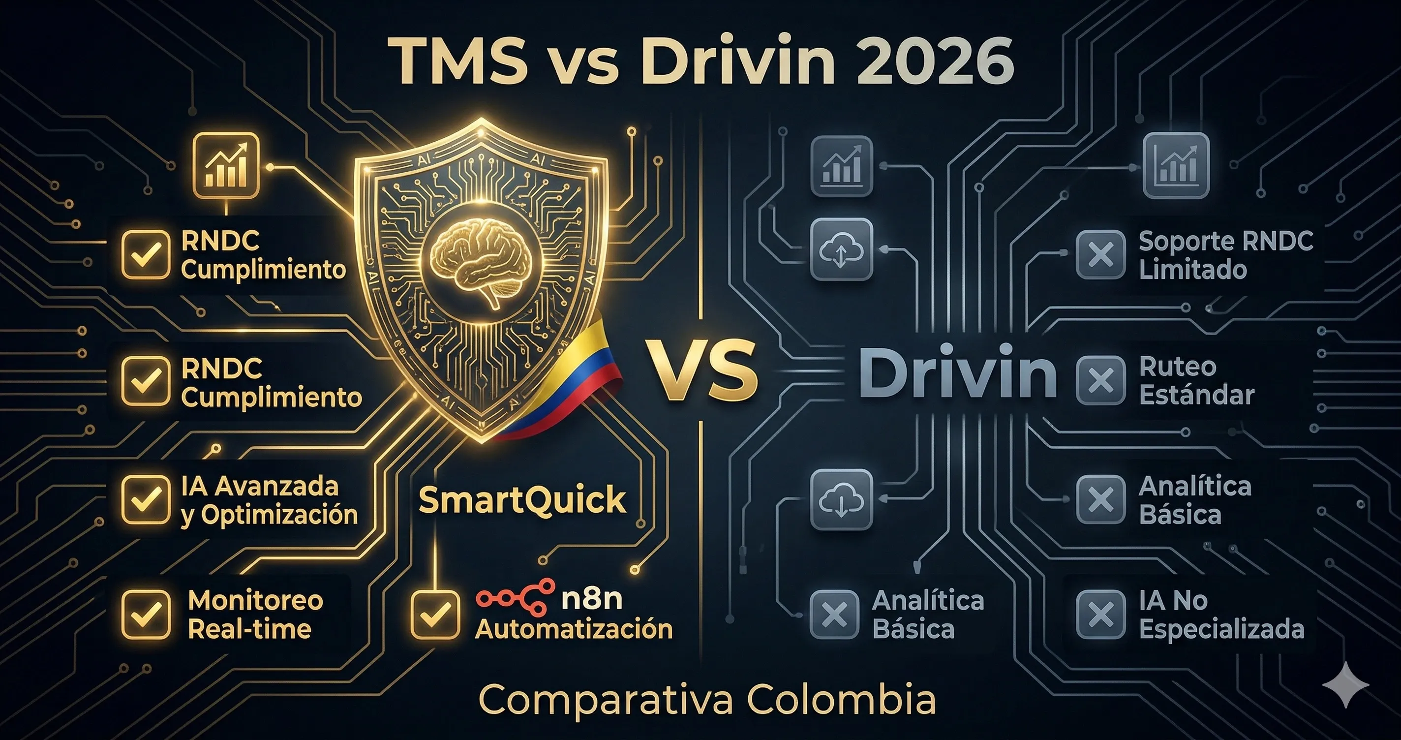 TMS vs Drivin 2026: Comparativa para Colombia
